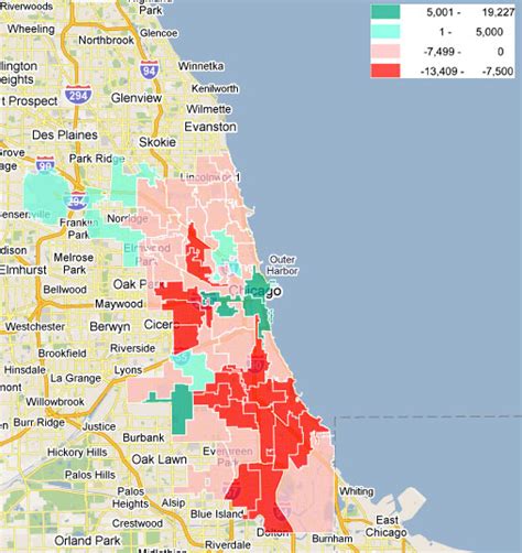 The Sixth Ward: Chicago Ward Population Change: 2000-2010