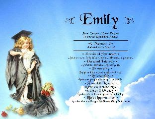 Emily name, Baby names and Name meanings on Pinterest