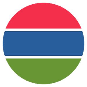 Gambia flag emoji clipart. Free download transparent .PNG | Creazilla