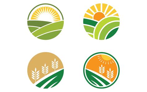 Farm Logo Icon Vector Template Graphic by Hati Royani · Creative Fabrica