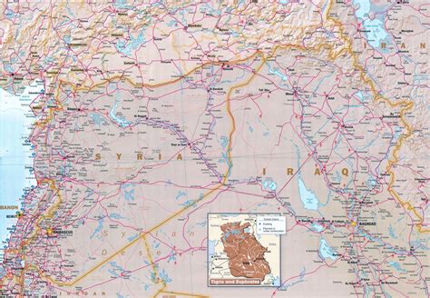 Maps of Syria | Detailed map of Syria in English | Tourist map of Syria | Road map of Syria ...