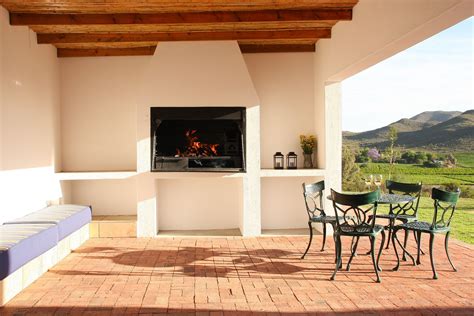 Longlands Cottage Braai Area | Built in braai, Outside room, Outdoor living space