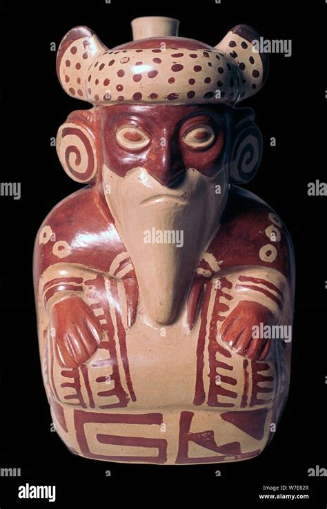 Mochica pottery sculpture of Viracocha. Artist: Unknown Stock Photo - Alamy