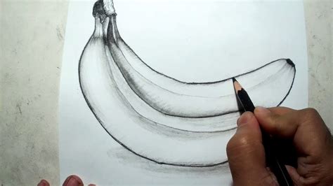 How to Draw Bananas || Pencil Drawing and Shading - YouTube