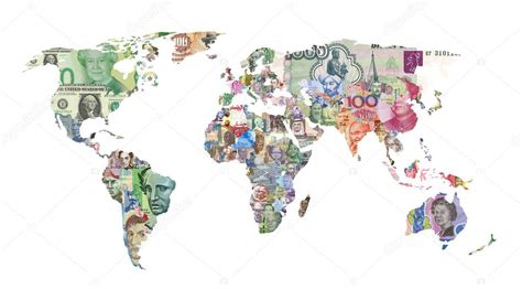 World currency map — Stock Photo © tony4urban #143212529