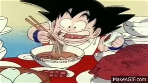 Kid Goku Eating [HD] on Make a GIF