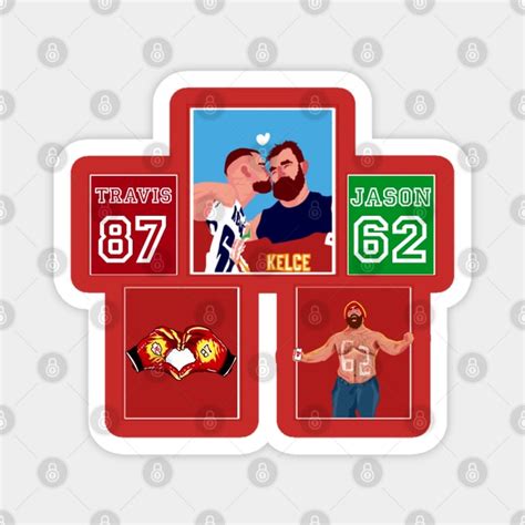 Jason Kelce x Travis Kelce - Highlights - Jason Kelce - Magnet | TeePublic