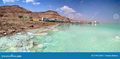 Dead Sea Coast. Hotels. Israel Stock Photo - Image of center, coast ...