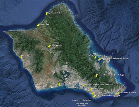 Division of Aquatic Resources | Regulated Fishing Areas on O’ahu