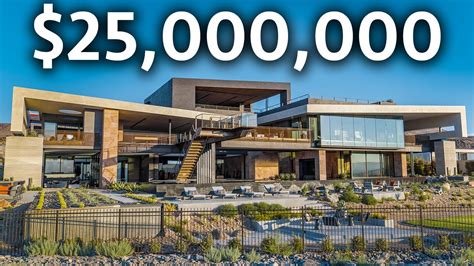 Inside a $25,000,000 Futuristic Las Vegas Modern Mega Mansion - Dezign Ark