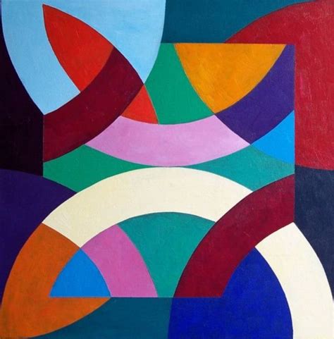 40 Aesthetic Geometric Abstract Art Paintings - Bored Art | Geometric painting, Abstract, Modern ...