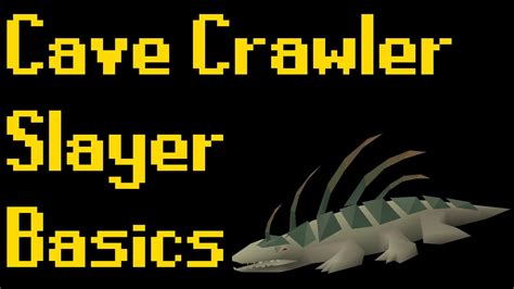 Basic Cave Crawler Slayer Guide 2020 (OSRS) - YouTube