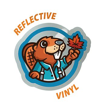 Reflective Grade Custom Die Cut Stickers Gloss - Sticker Beaver