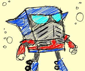 spongebob as a transformer - Drawception