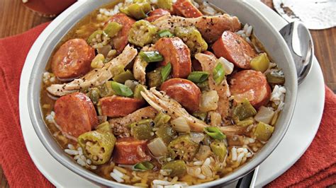 Slow-Cooker Chicken and Sausage Gumbo Recipe - BettyCrocker.com