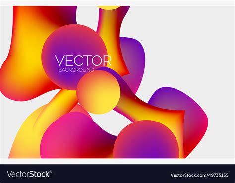 Abstract glowing shapes background Royalty Free Vector Image