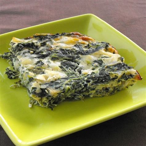 Creamy Spinach Egg Casserole