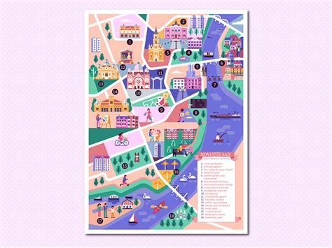 Novi Sad City Map Poster by Alex Krugli on Dribbble