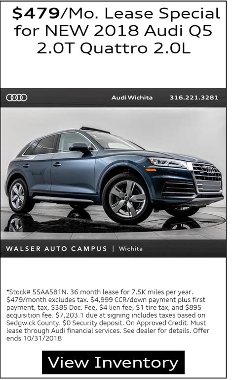 New Vehicle Specials | Audi Wichita