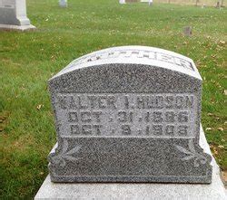 Walter I Hudson (1886-1908) - Find a Grave Memorial