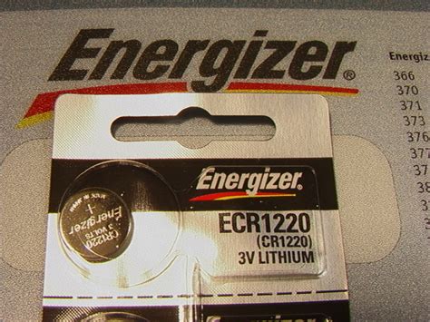 Energizer CR1220 Watch Battery 1220 Lithium Watch Batteries