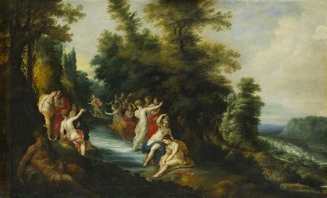 Diana and Actaeon Painting by Jan Tilens - Pixels