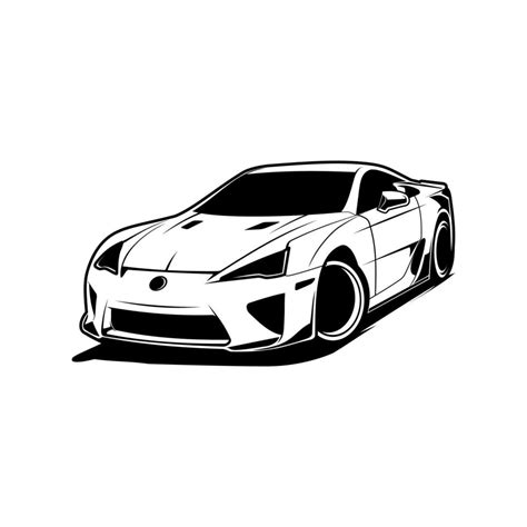 sports car silhouette 3586513 Vector Art at Vecteezy