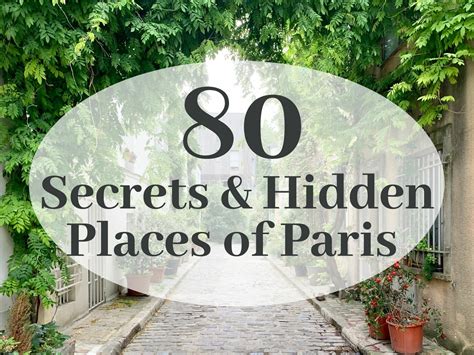 80 hidden gems in Paris you won't find in the books Paris like a LOCAL