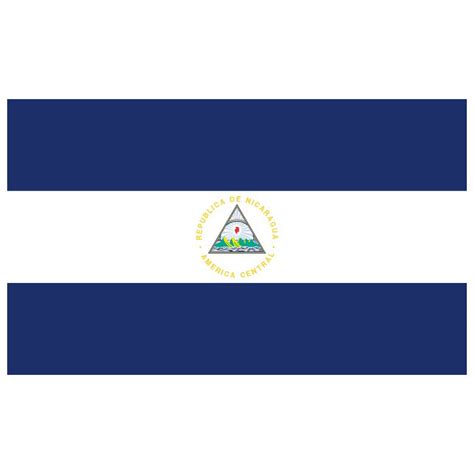 Vlag van Nicaragua .eps Royalty Free Stock SVG Vector