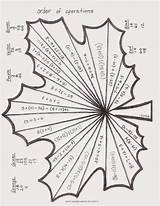 Mrs Whites 6th Grade Math Blog ORDER OF OPERATIONS PRACTICE  LEAF sketch template