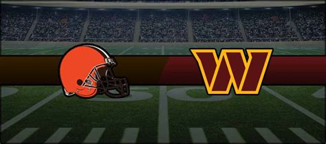 Browns 24 vs Commanders 10 Result NFL Week 17 Score - MyBookie