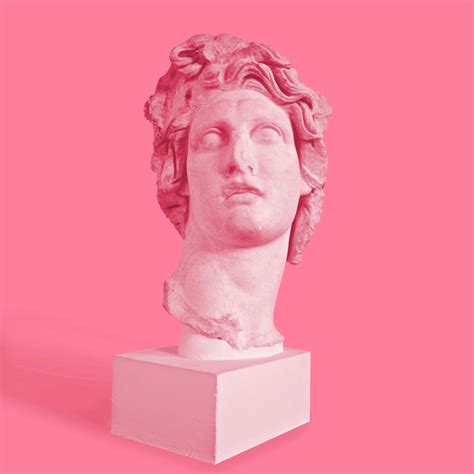 statue glitch | Vaporwave art, Pink art, Pastel pink aesthetic