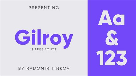 Gilroy Font Download - Free Fonts Lab