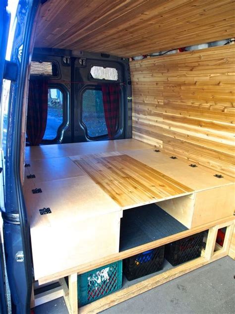 Bed, Table, and Benches for camper van - All in one! - All Sprinter Van ...