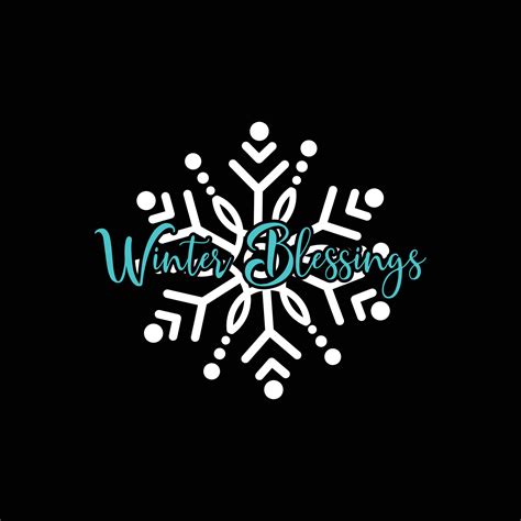 winter blessings vector t-shirt design. winter t-shirt design. Can be ...