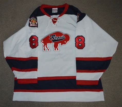 Buffalo Regals Game Worn Hockey Jersey XL Sabres #88 NOBR | SidelineSwap