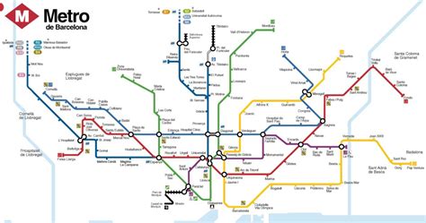 Metro v Barceloně: Trasy, linky, Kdy jezdí? • Plánek, jízdenky