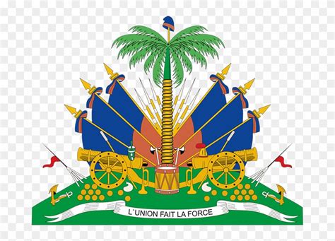 Haiti Flag Coat Of Arms Of Haiti - Haiti Coat Of Arms, HD Png Download ...