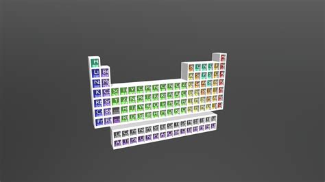 The 3D Periodic Table - Download Free 3D model by ApolloIndustries ...