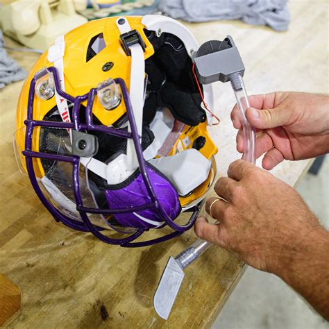 LSU experimenting with air-conditioned football helmets | Tiger Rag