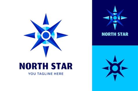 Free Vector | North star logo template