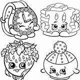 Shopkins Draw Coloring Pages sketch template