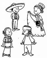 Mexican Dress Parade Coloring Pages  Color Luna sketch template