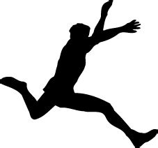 Long Jump Silhouette | Silhouette of Long Jump