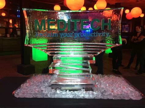 Multiple color, full ice block, ice sculpture for a recent corporate event. #icesculptures # ...