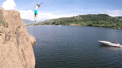 Camping and Cliff Jumping at Green Mountain Reservoir, CO - YouTube