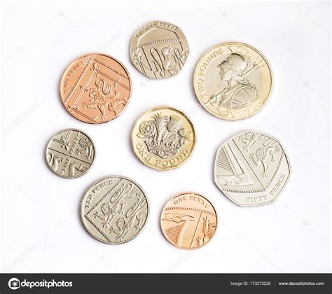 Money Full Range British Coins Pound Coin Centre Stock Photo by ©Cwyfan ...