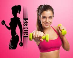 Fitness - Gym Motivational Wall Sticker | Wall Stickers Store - UK shop with wall stickers, wall ...