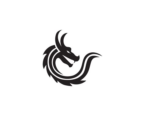 Dragon logo icon vector 579971 Vector Art at Vecteezy