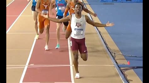 Aggie track standout Brandon Miller finishes third in 800m final | kagstv.com